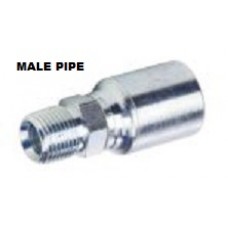 3/8 X 3/8 Rigid Male Pipe-NPTF Hose Fitting
